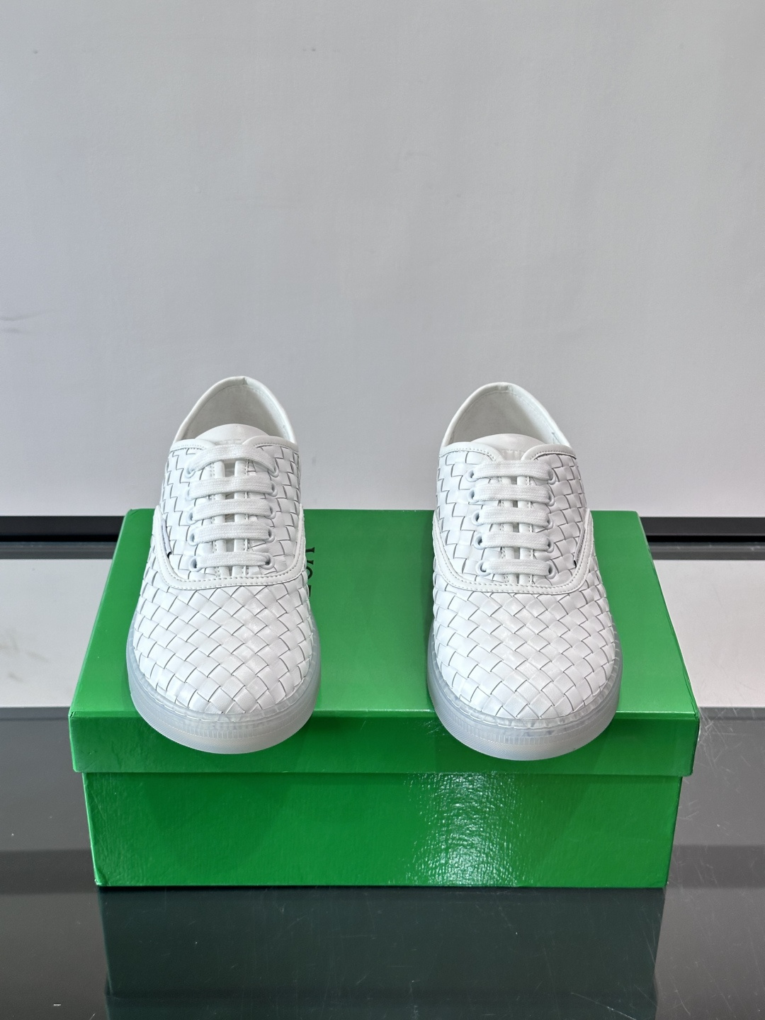 Bottega Veneta Intrecciato Woven Slip-On Sneakers