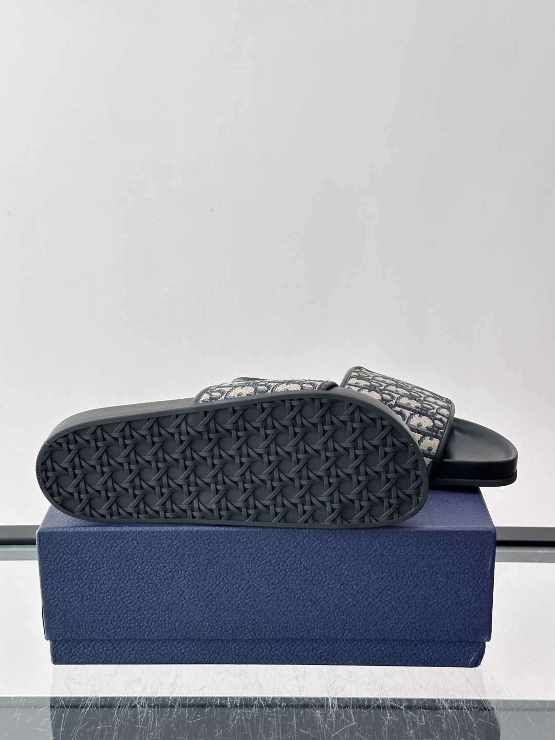 Dior Oblique Jacquard Slide Sandals