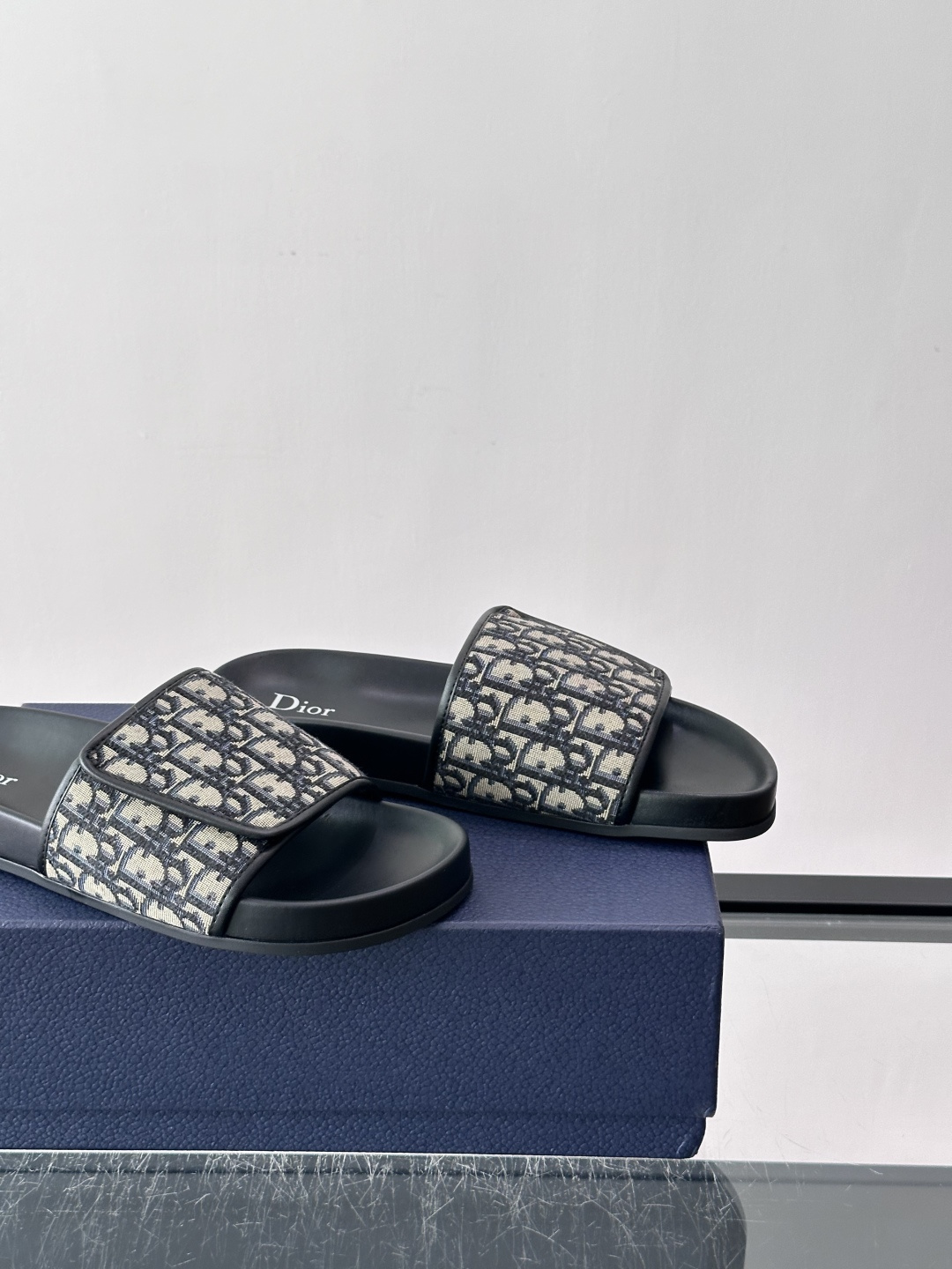 Dior Oblique Jacquard Slide Sandals
