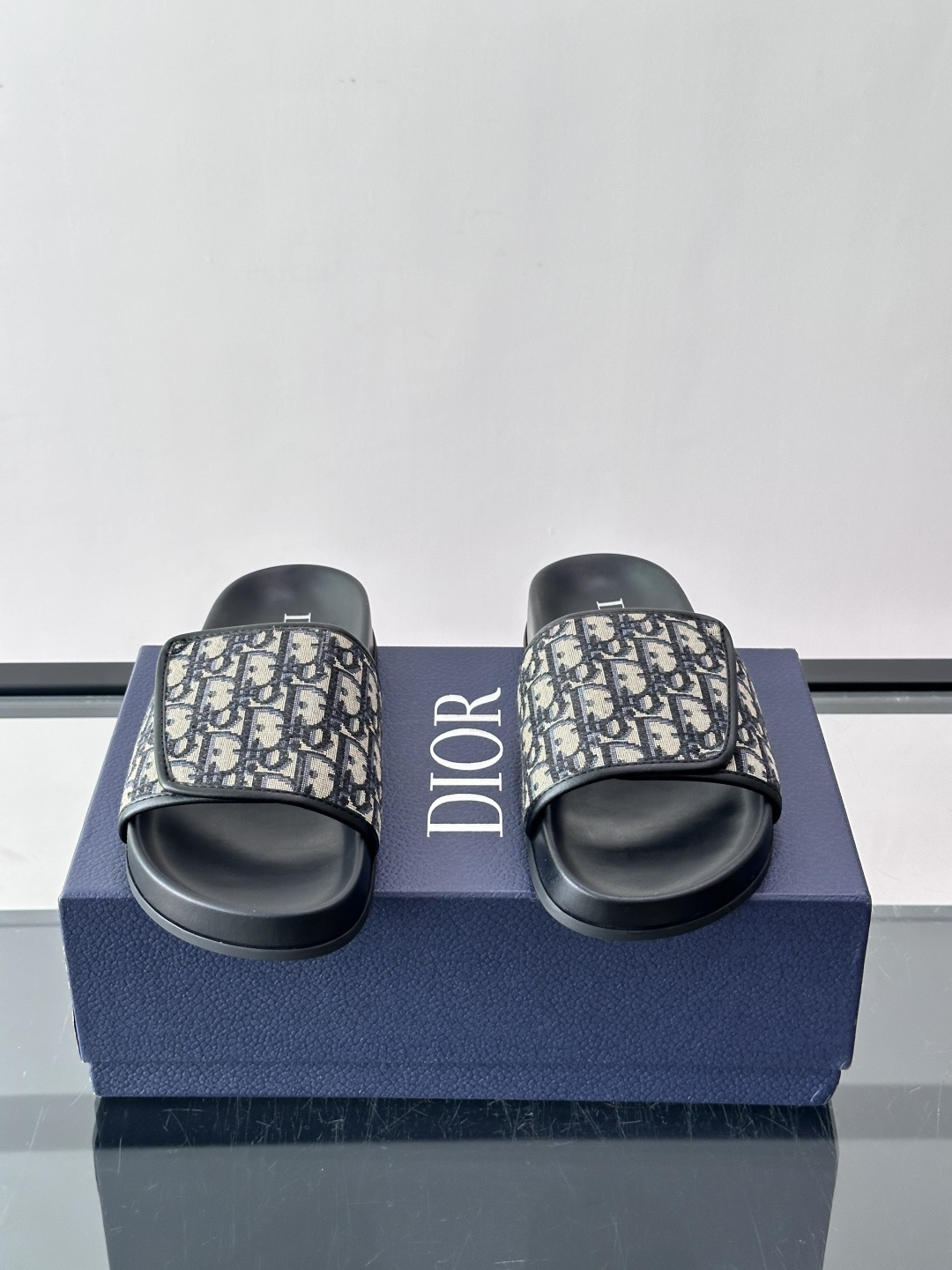 Dior Oblique Jacquard Slide Sandals