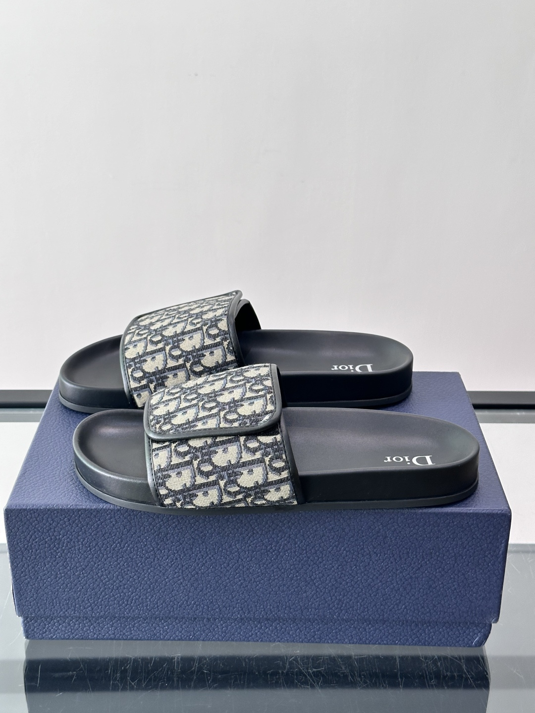 Dior Oblique Jacquard Slide Sandals