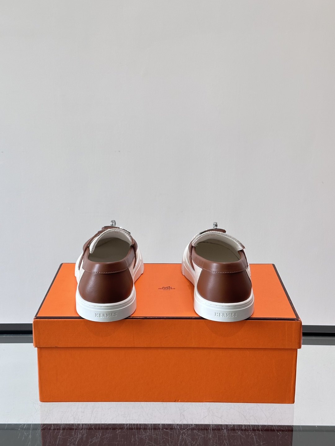 Hermes Canvas Kelly Loafers