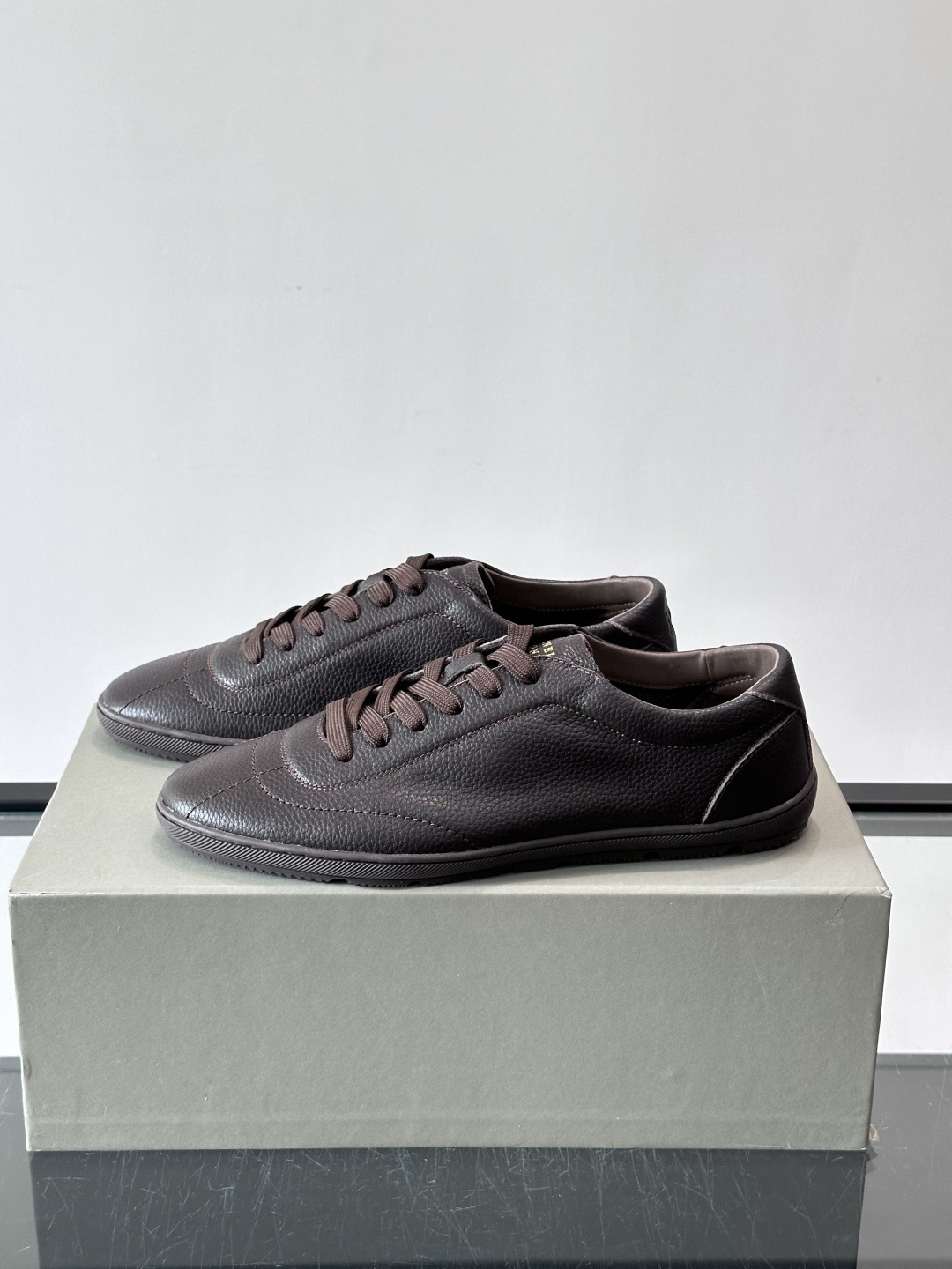 Brunello Cucinelli Pebbled Leather Sneakers