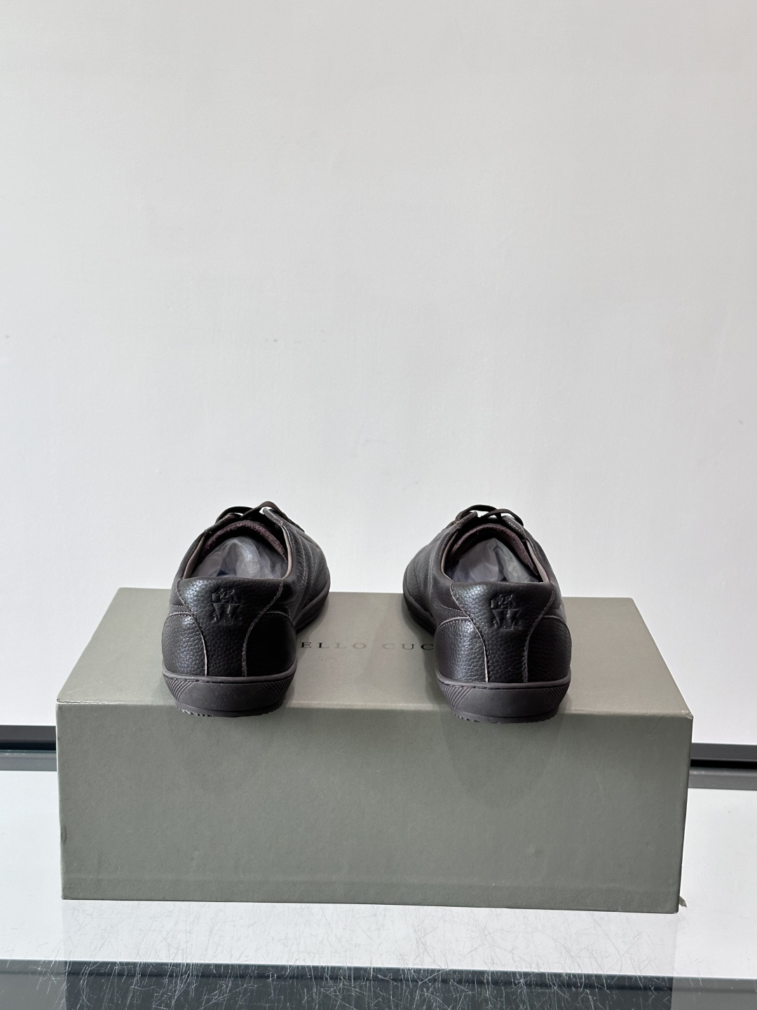 Brunello Cucinelli Pebbled Leather Sneakers