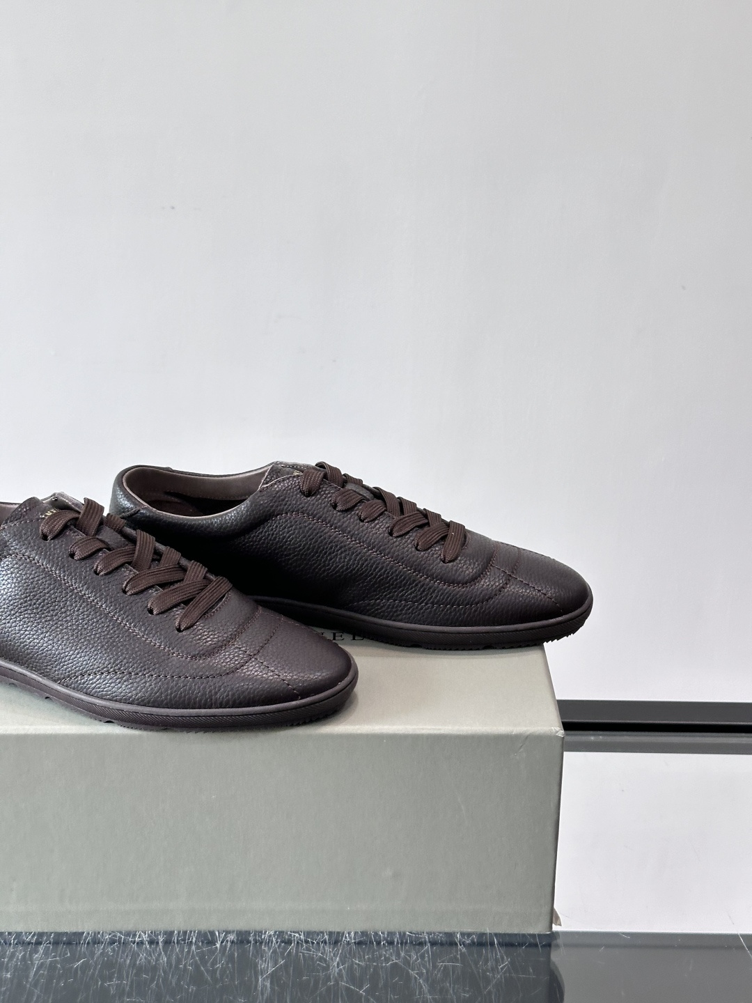 Brunello Cucinelli Pebbled Leather Sneakers
