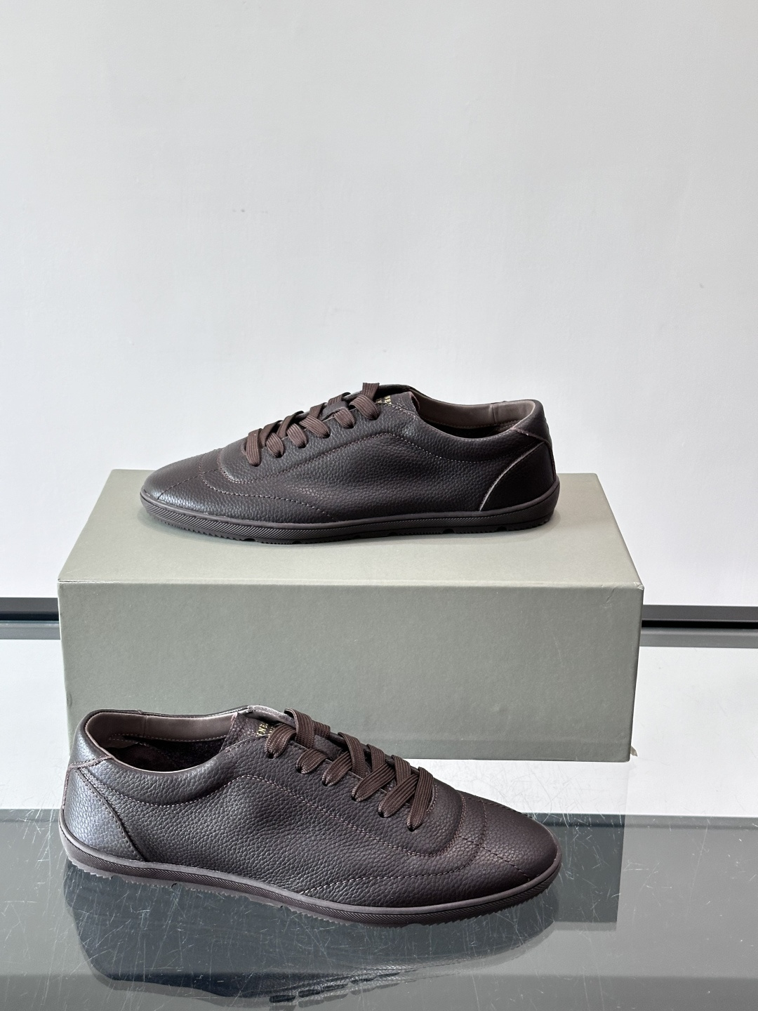 Brunello Cucinelli Pebbled Leather Sneakers