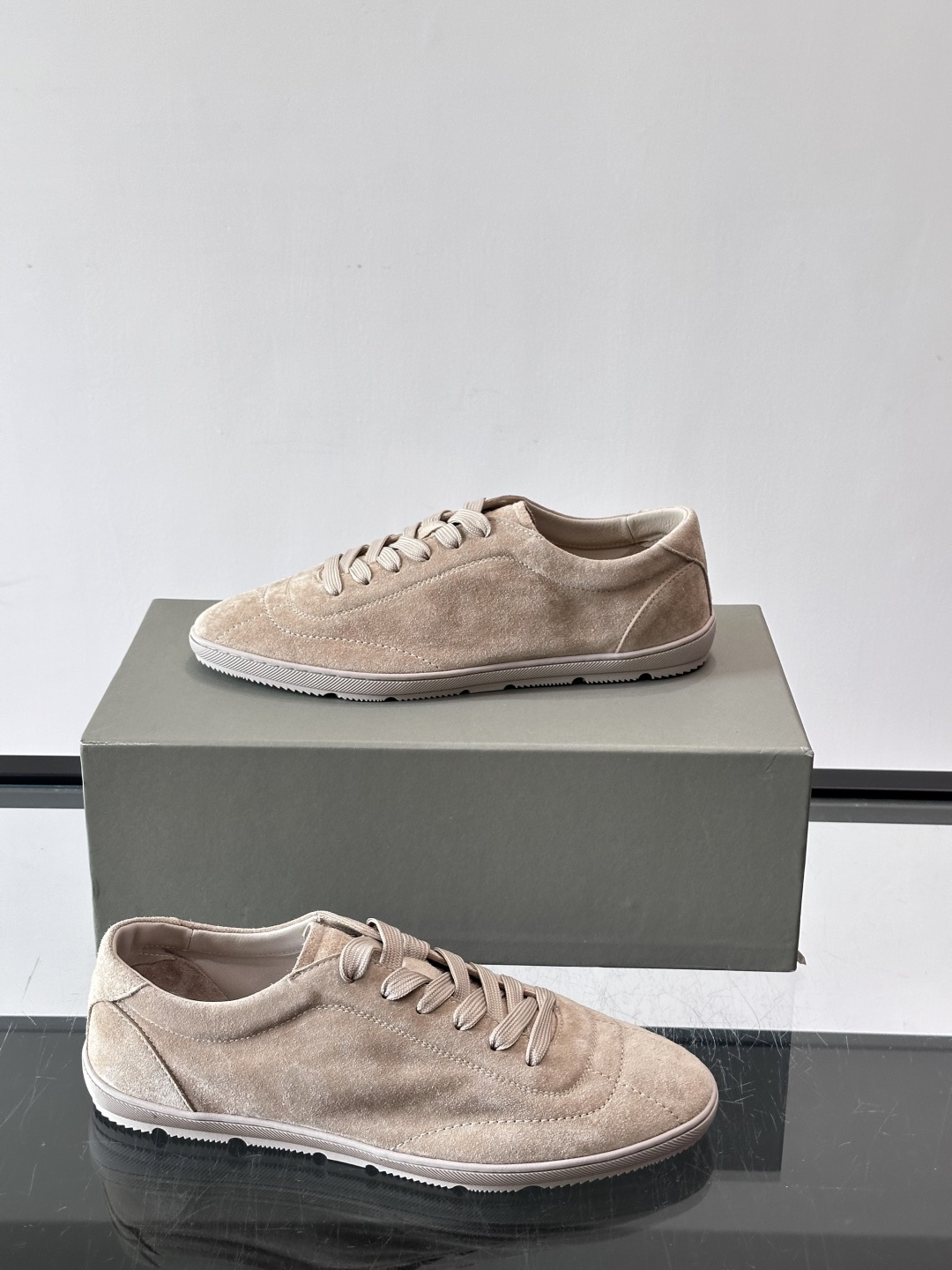 Brunello Cucinelli Pebbled Leather Sneakers