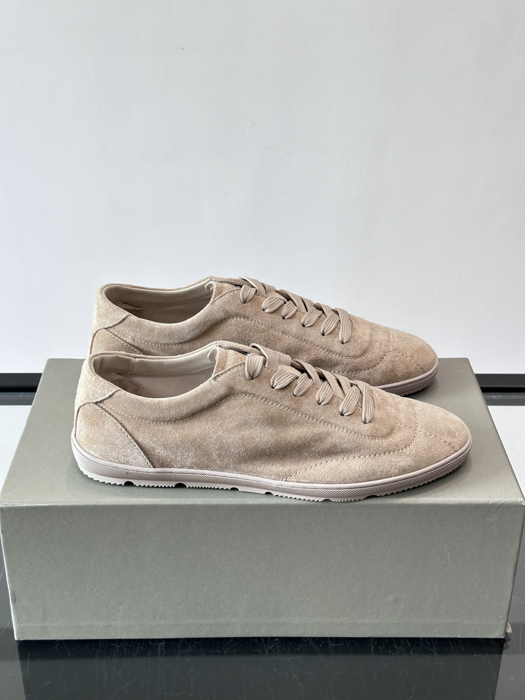 Brunello Cucinelli Pebbled Leather Sneakers