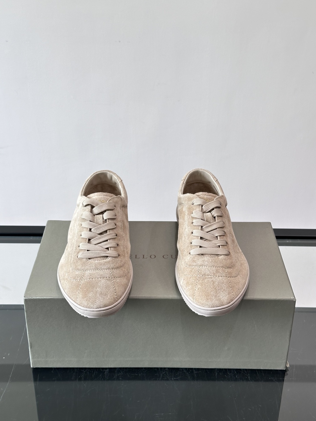 Brunello Cucinelli Pebbled Leather Sneakers