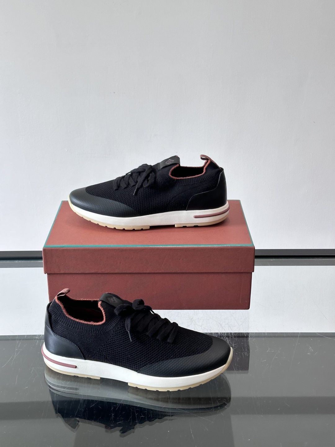 Loro Piana 360 Flexy Walk Knit Casual Sneakers