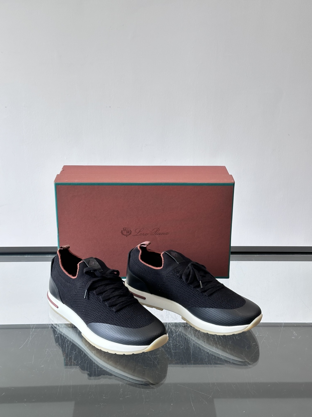 Loro Piana 360 Flexy Walk Knit Casual Sneakers