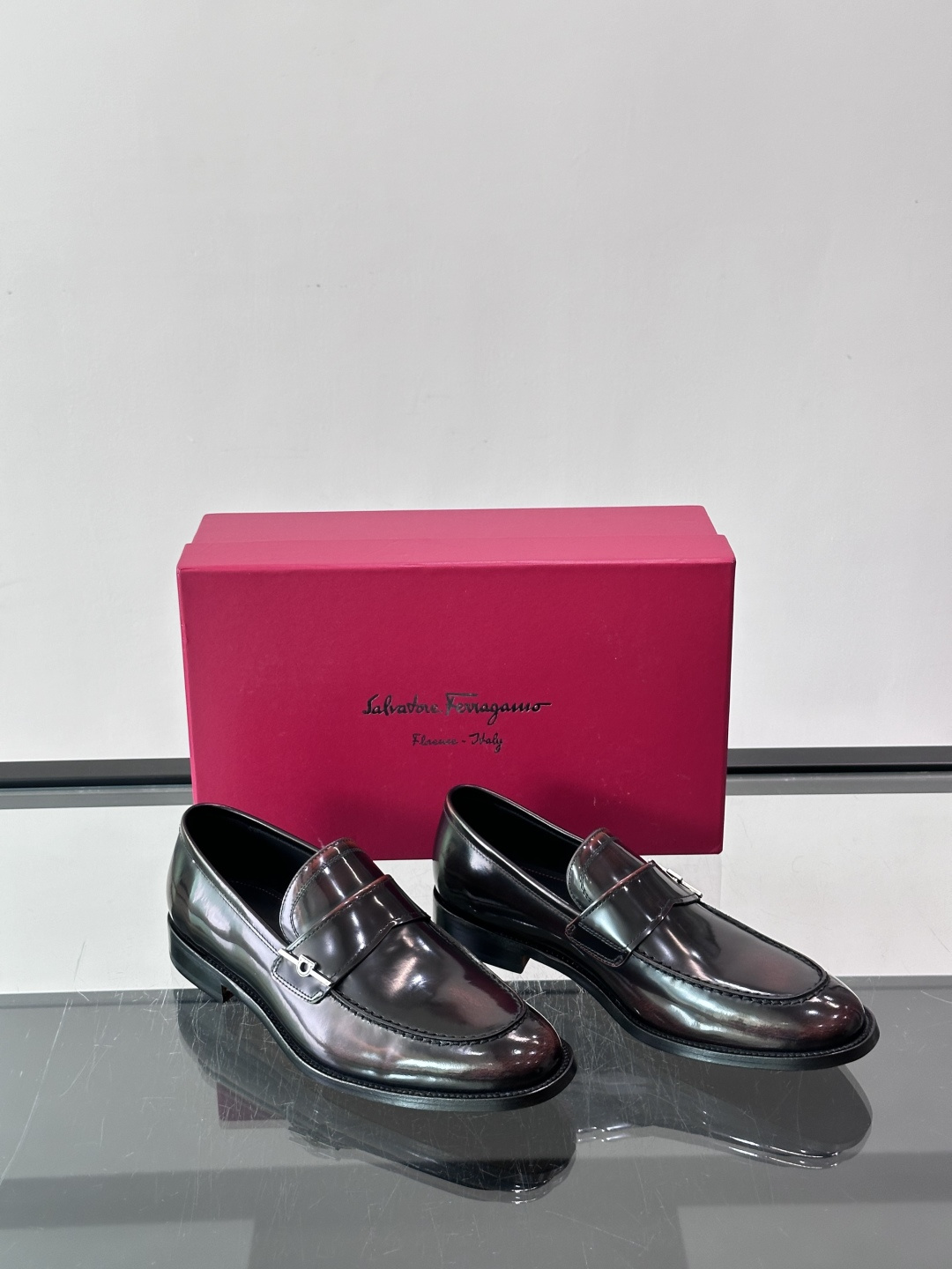 Salvatore Ferragamo Gancini Bit Loafers