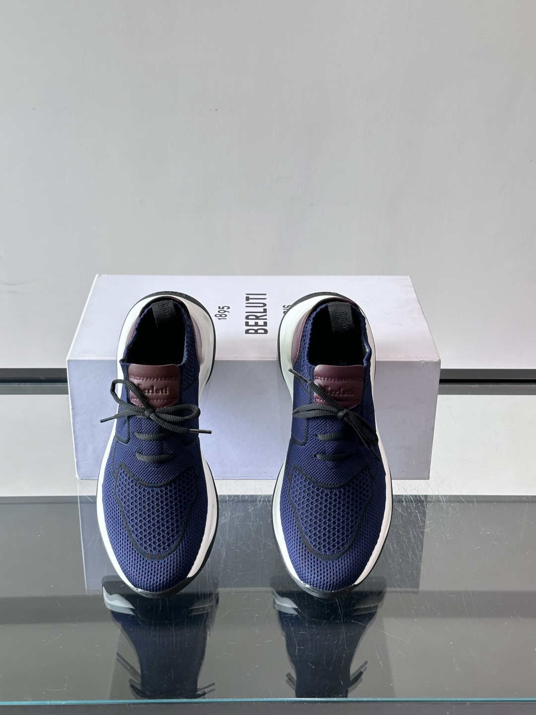 Berluti Knit Mesh Casual Running Shoes