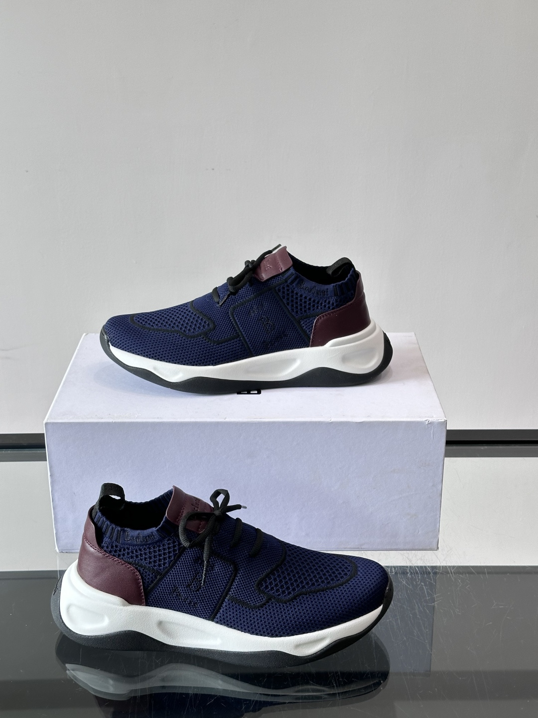 Berluti Knit Mesh Casual Running Shoes