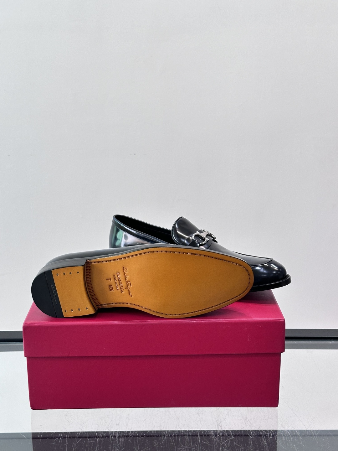 Salvatore Ferragamo Leather Gancini Bit Loafers