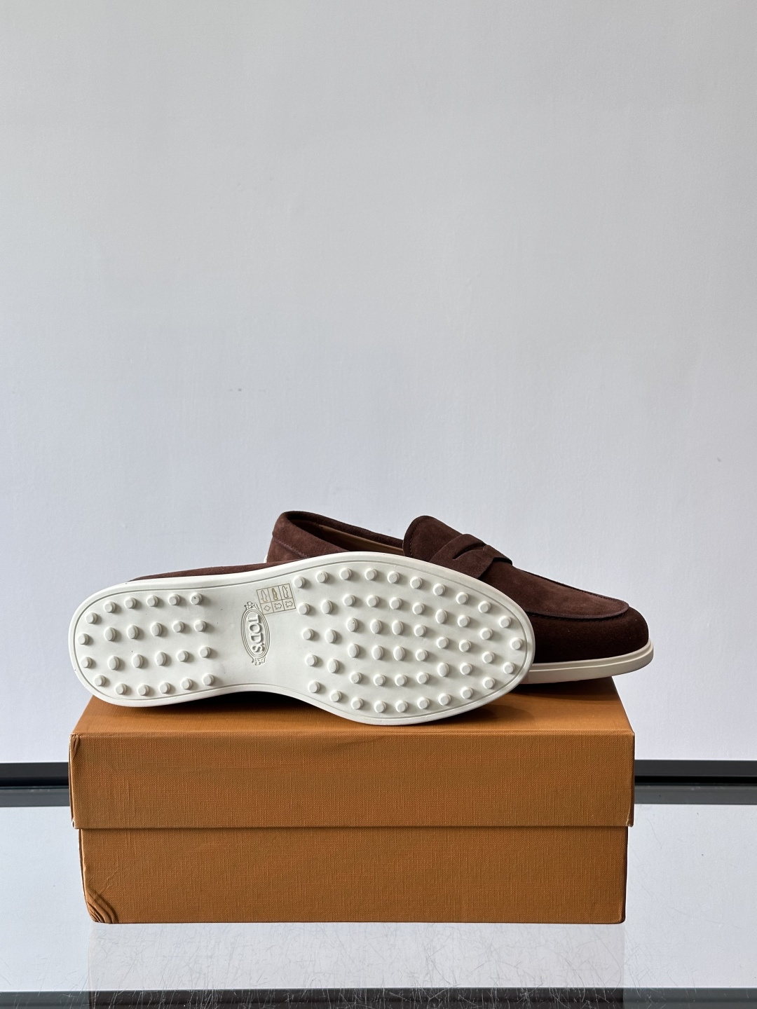 Tod's Coffee Suede Casual Loafers