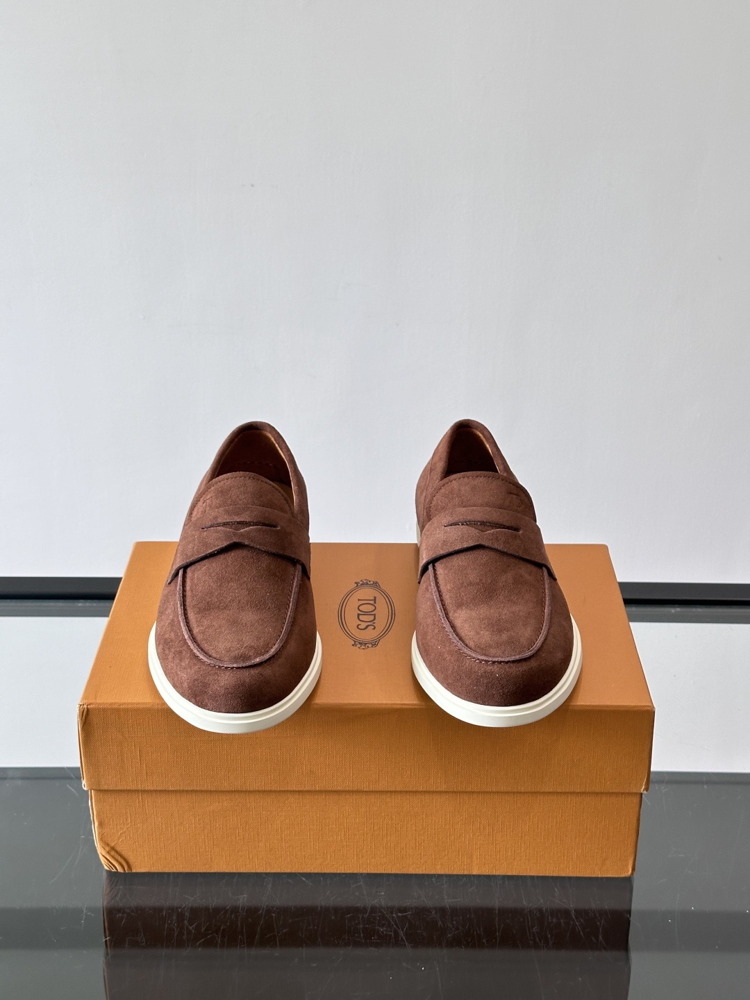 Tod's Coffee Suede Casual Loafers