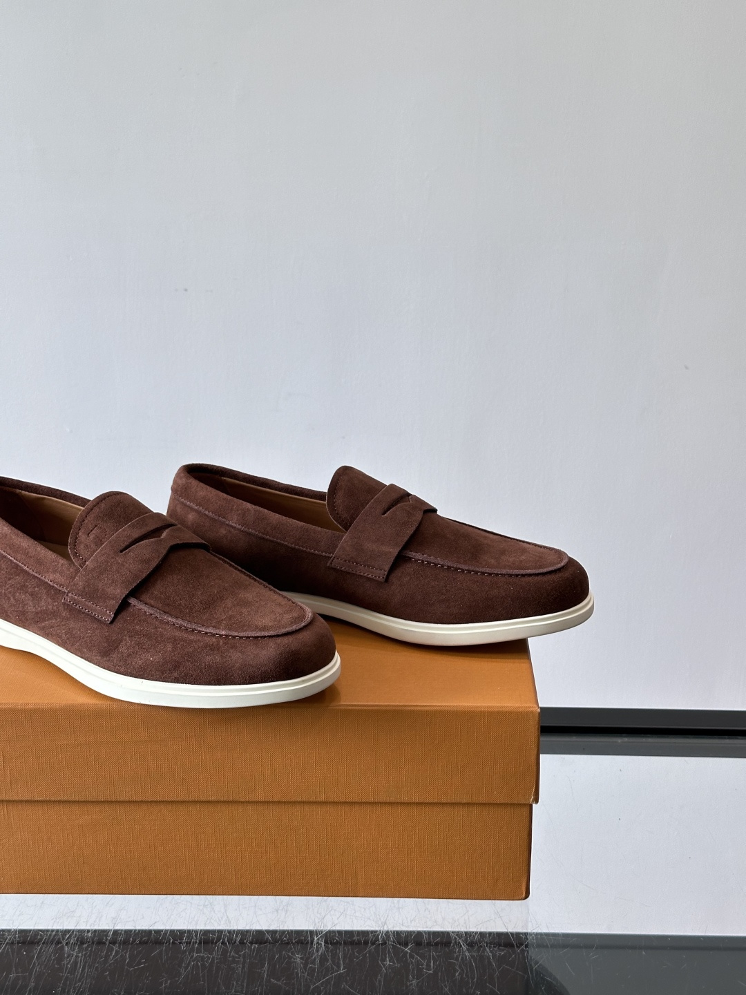 Tod's Coffee Suede Casual Loafers