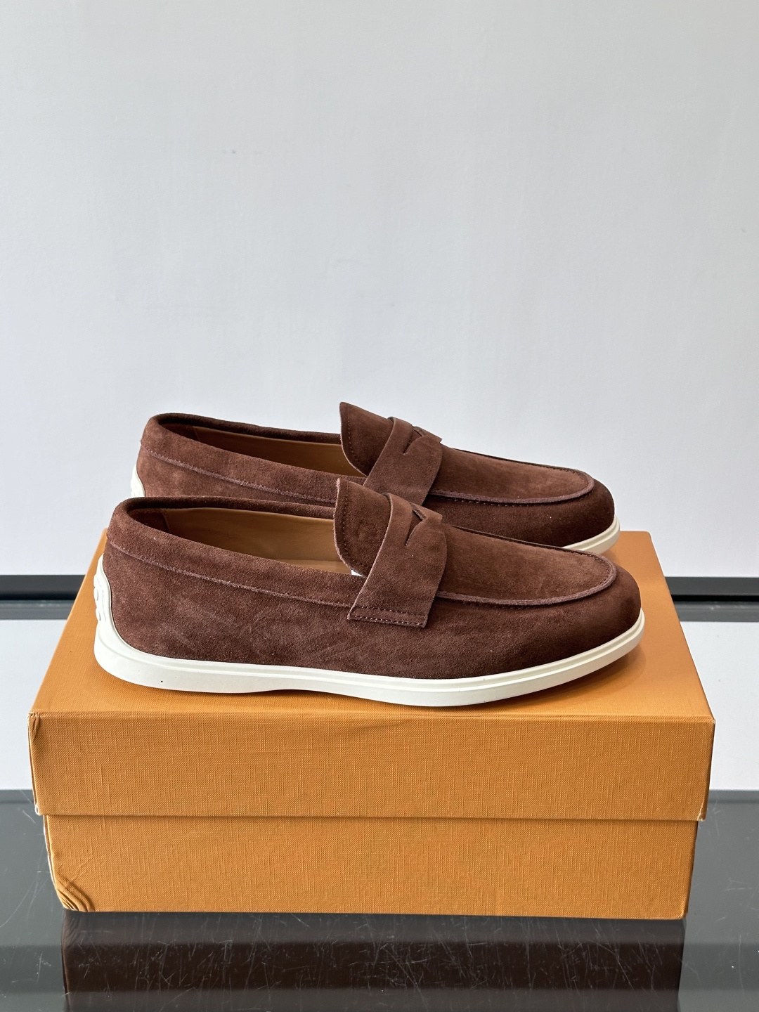 Tod's Coffee Suede Casual Loafers