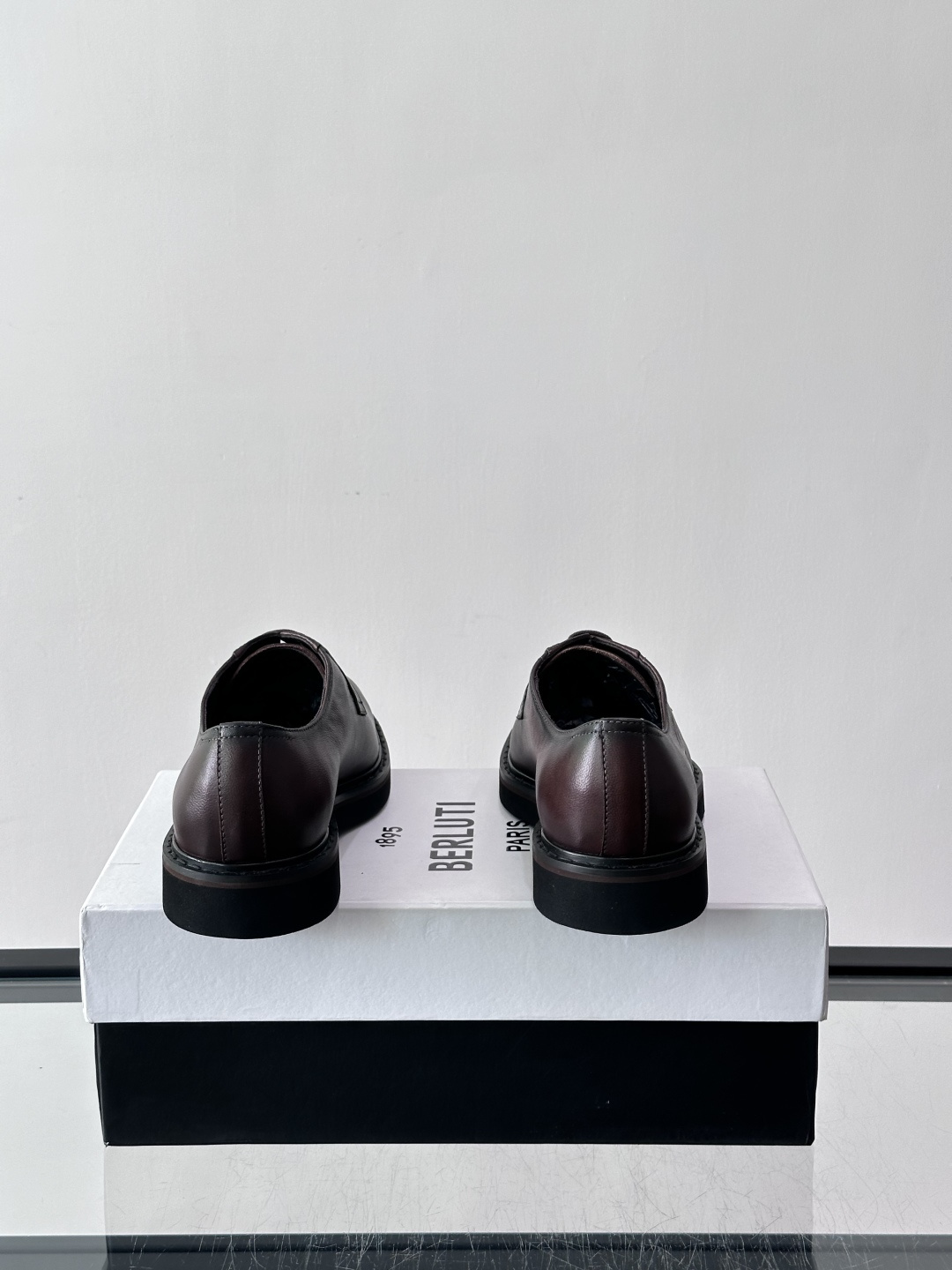 Berluti  Brown Scritto Script Leather Derby Shoes