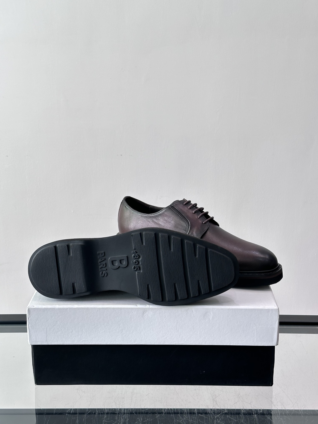 Berluti  Brown Scritto Script Leather Derby Shoes