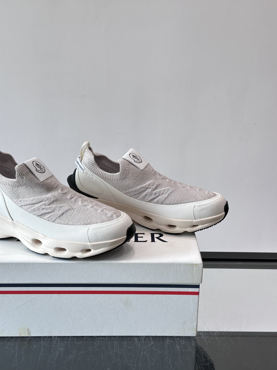 Moncler Breathable Platform Casual Sneakers