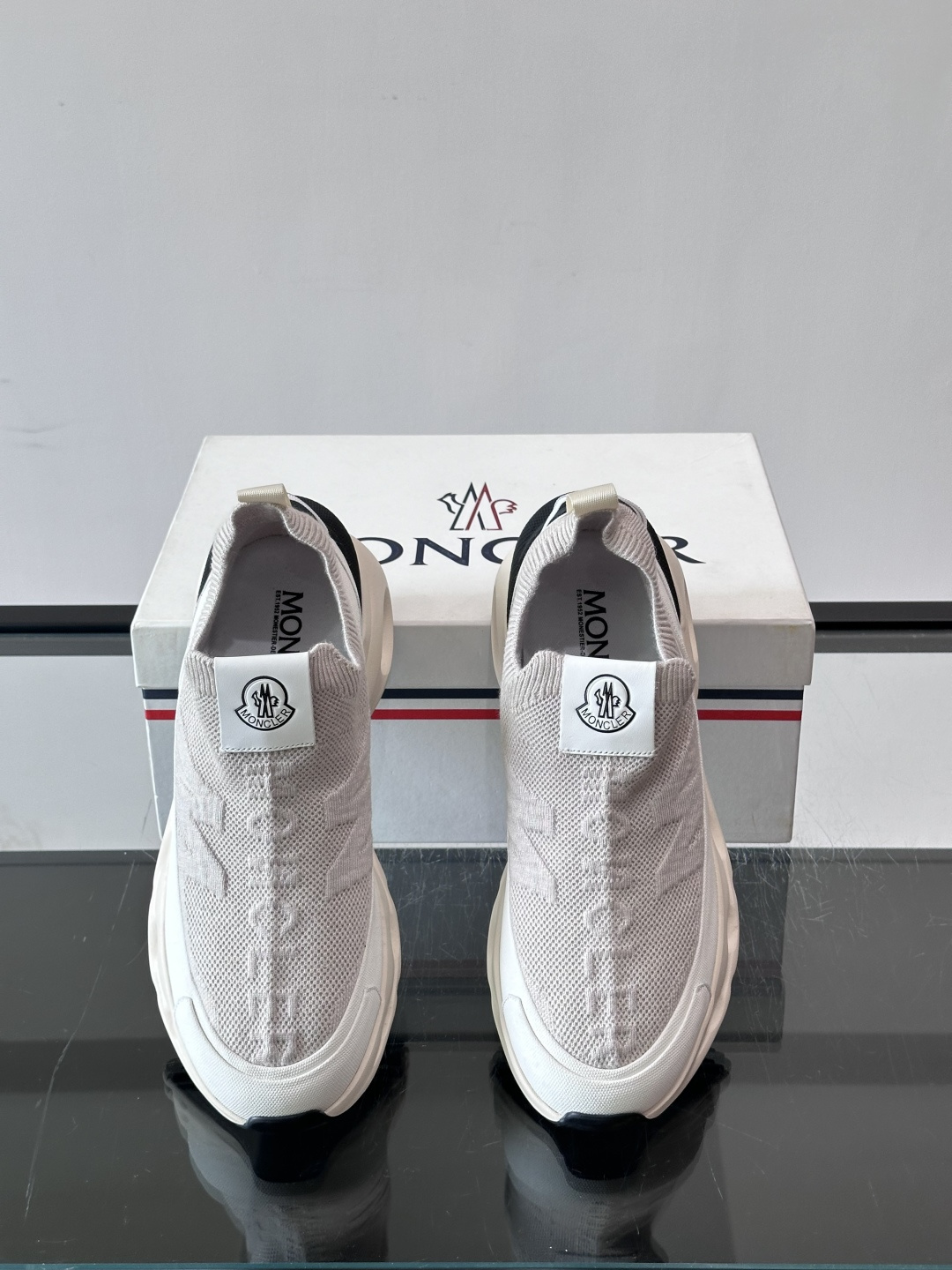 Moncler Breathable Platform Casual Sneakers