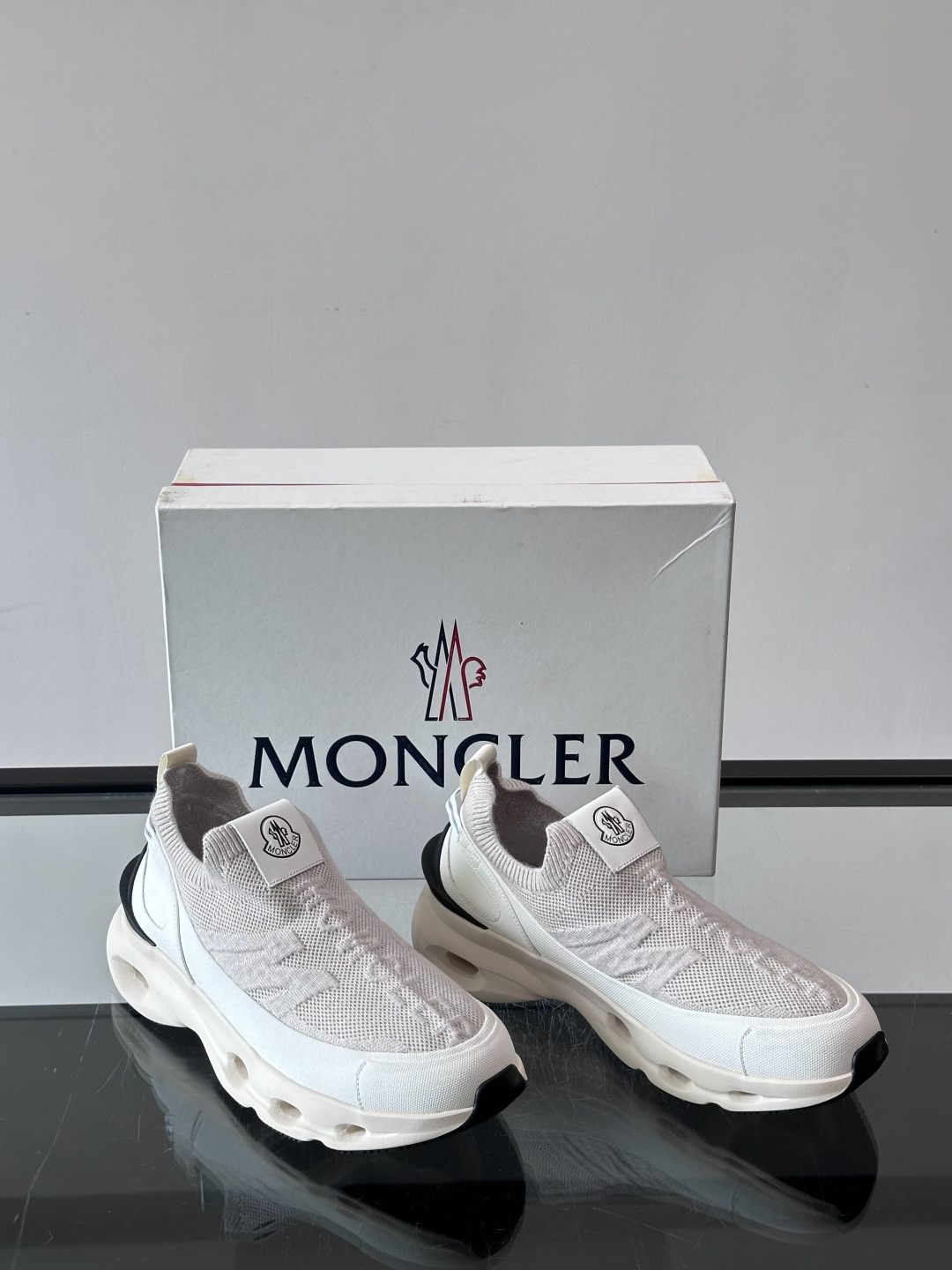 Moncler Breathable Platform Casual Sneakers