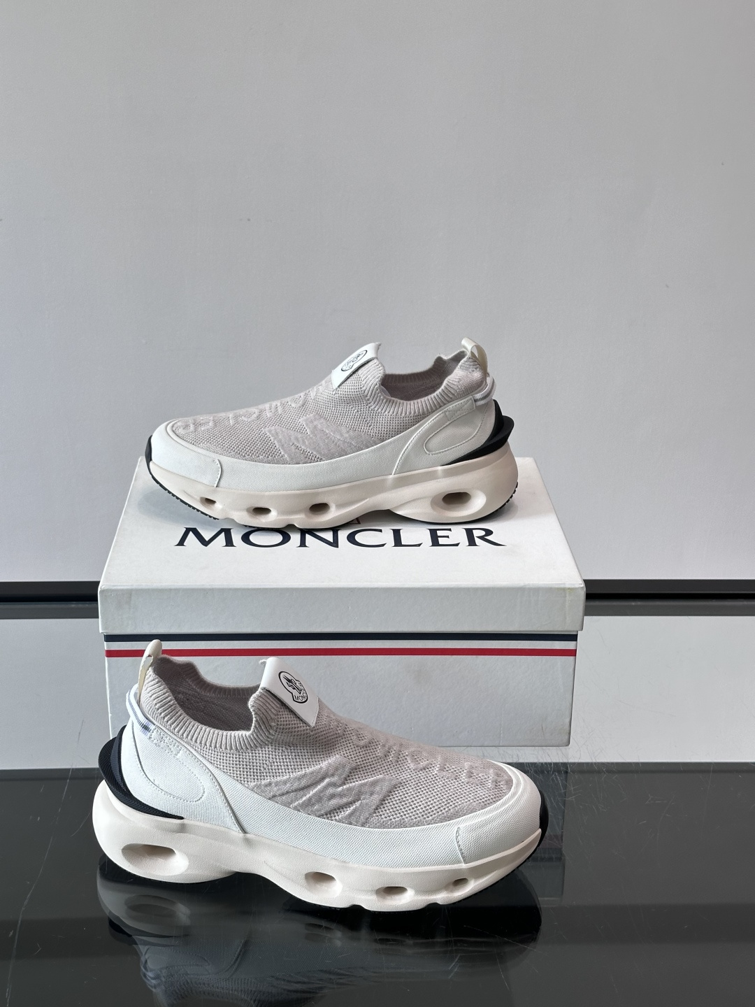 Moncler Breathable Platform Casual Sneakers