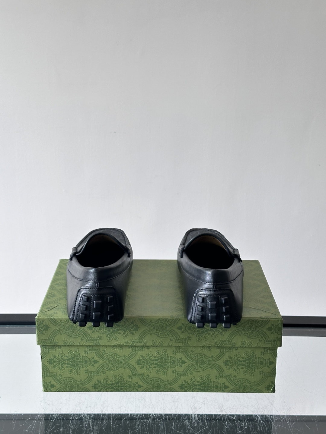Gucci GG Canvas Driving Loafers