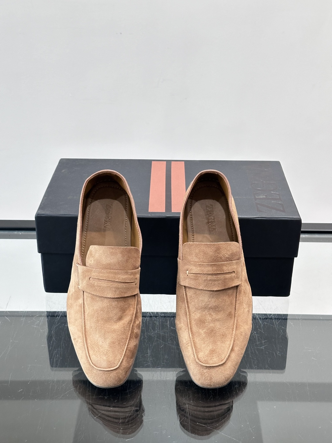 Ermenegildo Zegna 杰尼亚高端男士正装鞋休闲皮鞋，绅士臻享 型男必备 意大利进口牛皮皮胚 头层牛皮鞋面 