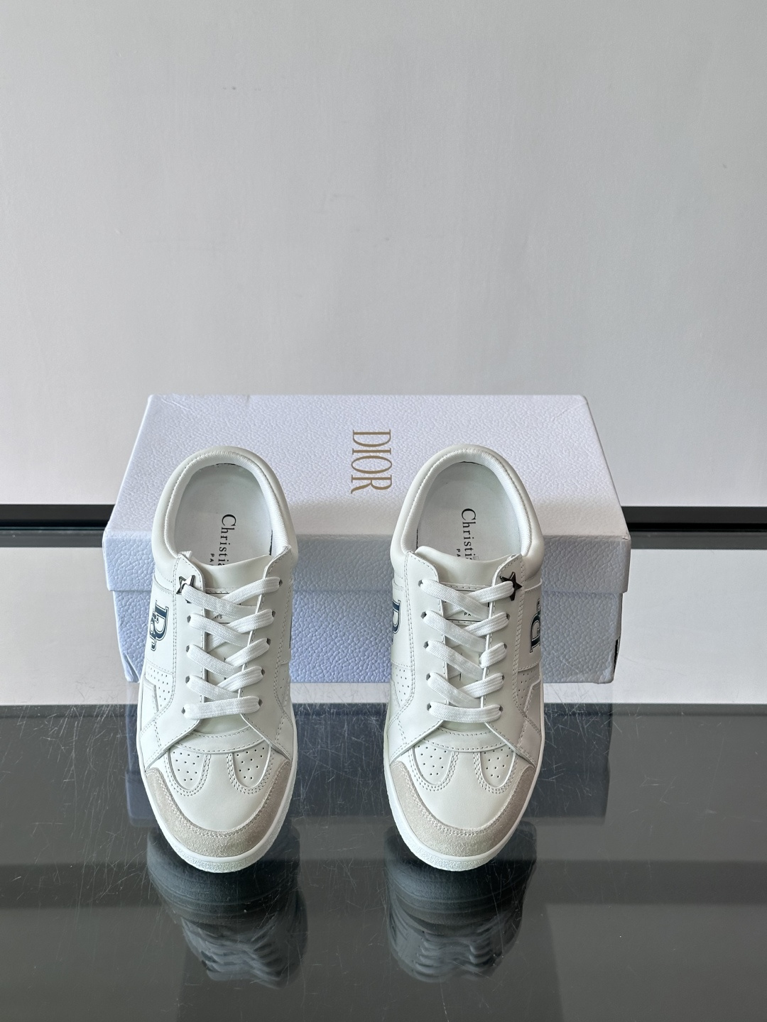 Dior 迪奥 26ss春夏系列厚底休闲半拖 小白鞋                                  