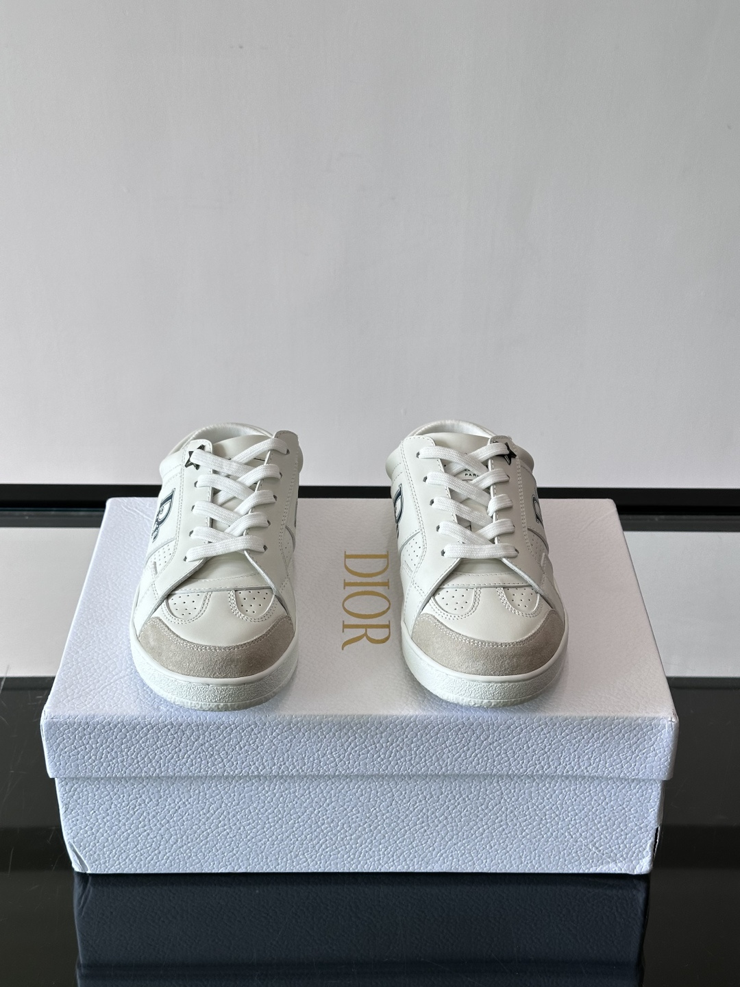 Dior 迪奥 26ss春夏系列厚底休闲半拖 小白鞋                                  