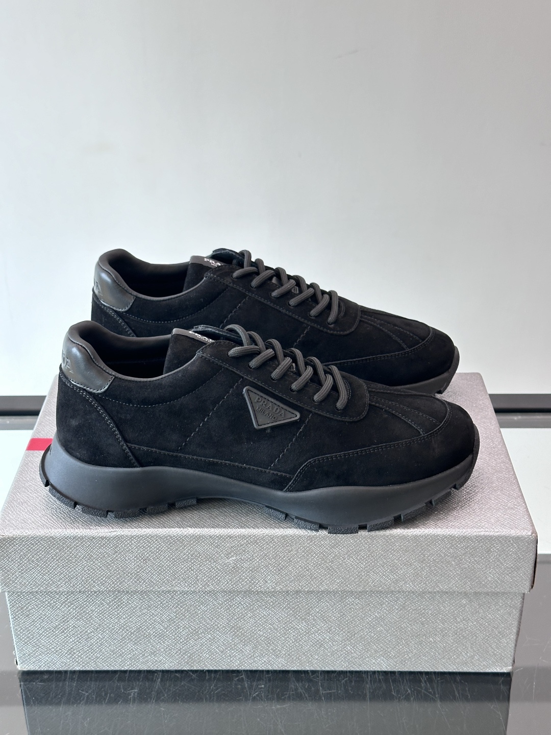 Prada Black Chunky Sneakers