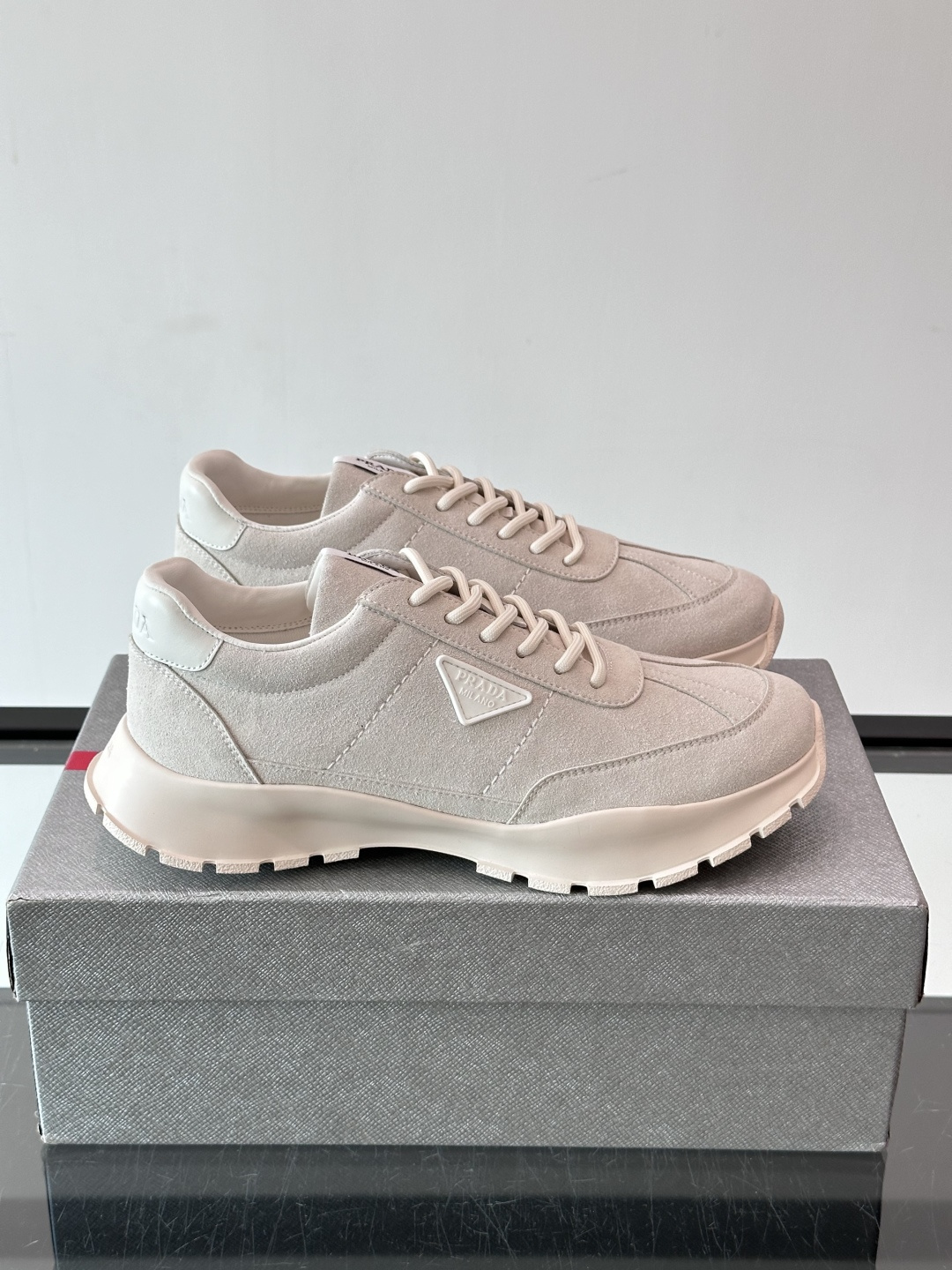 Prada White Chunky Sneakers