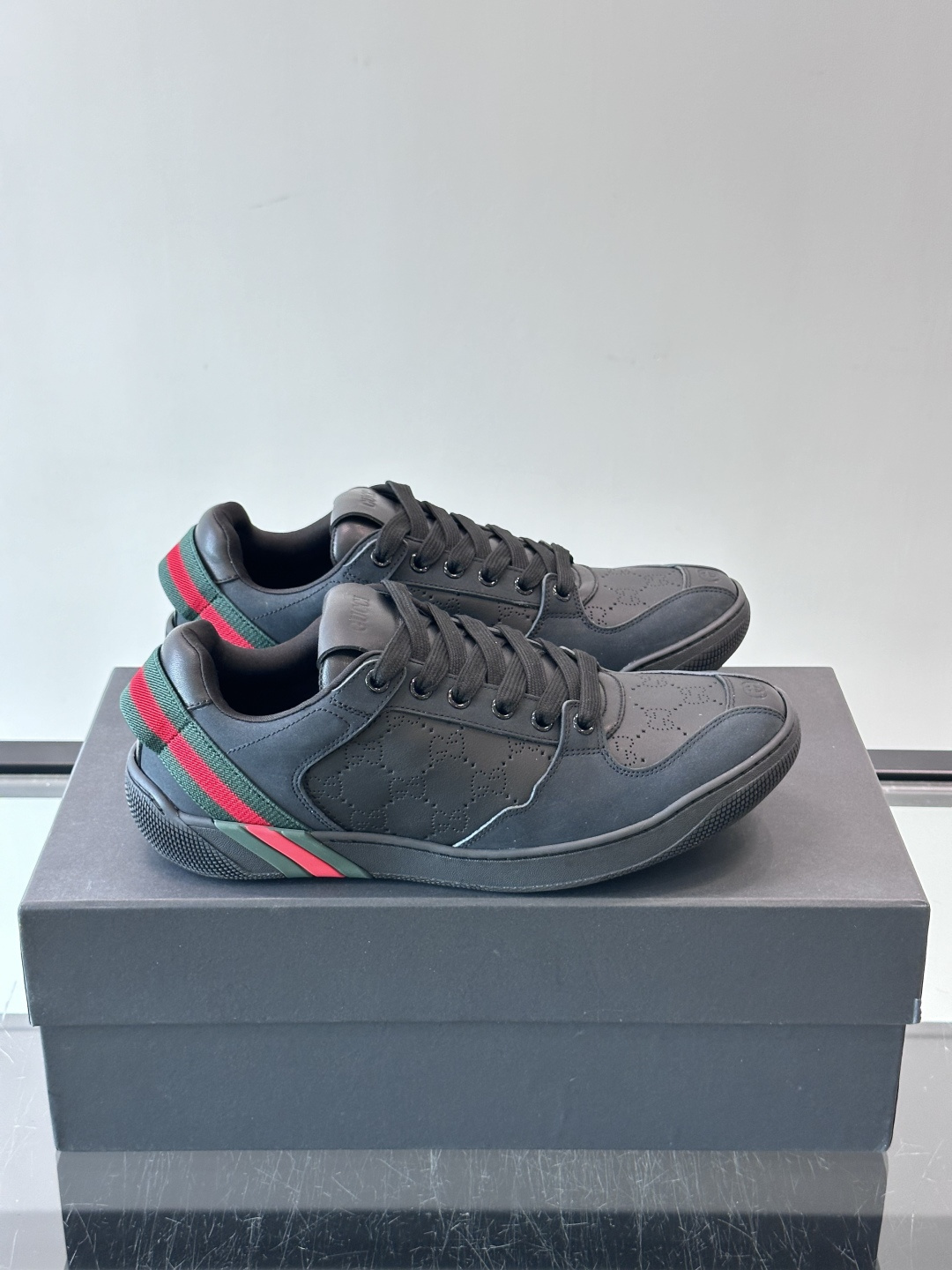 Gucci Gray Low Top Sneakers