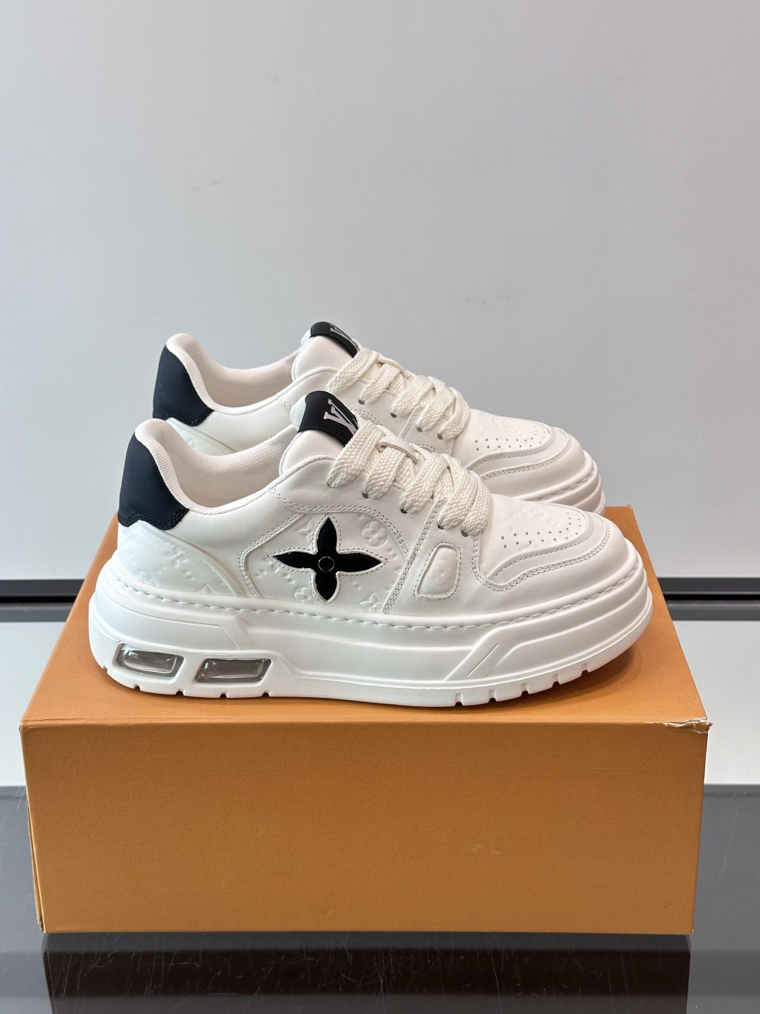 Louis Vuitton White Chunky Sneakers