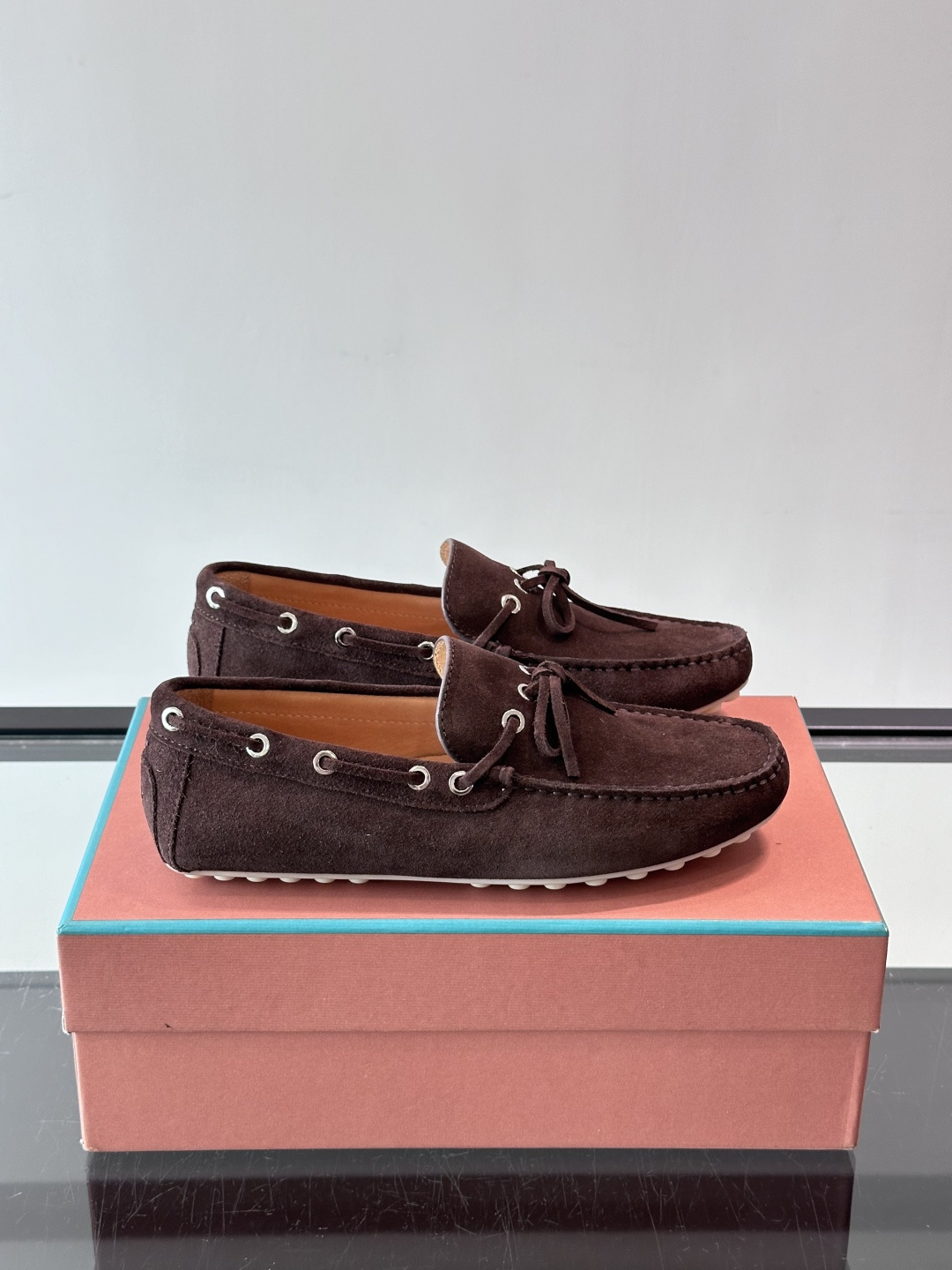 Loro Piana Brown Bow Loafers