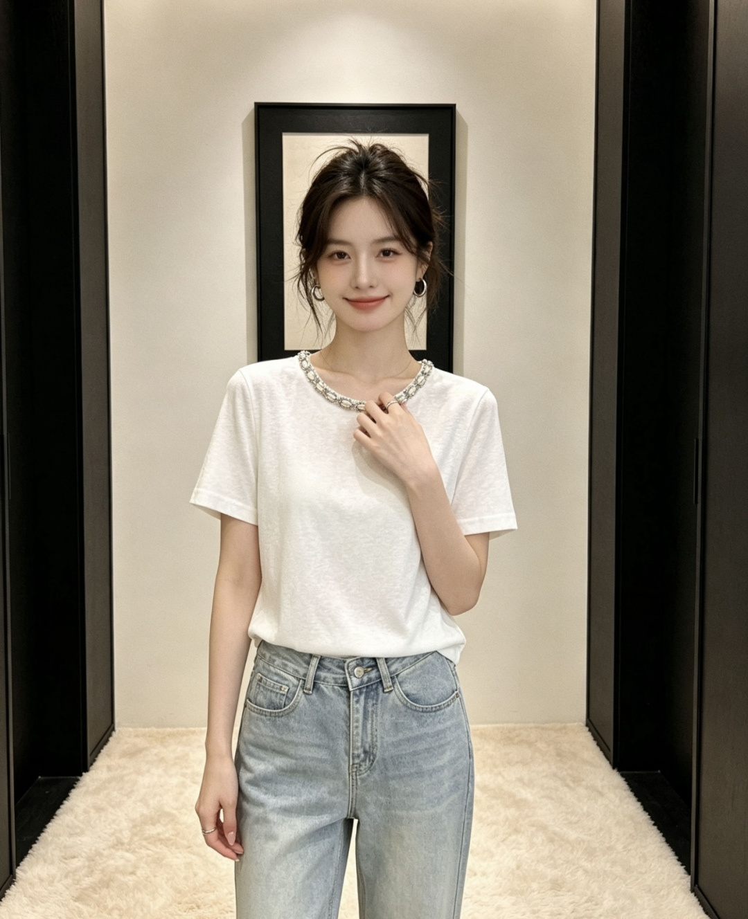 NO:843610,Upper body effect,,19860909上身效果,,,Women's clothing