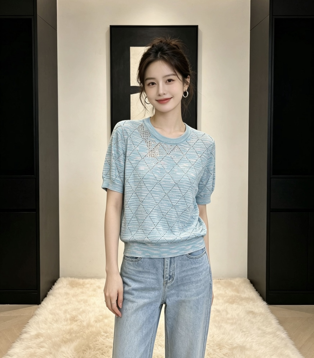 NO:834567,Upper body effect,,19860909上身效果,,,Women's clothing