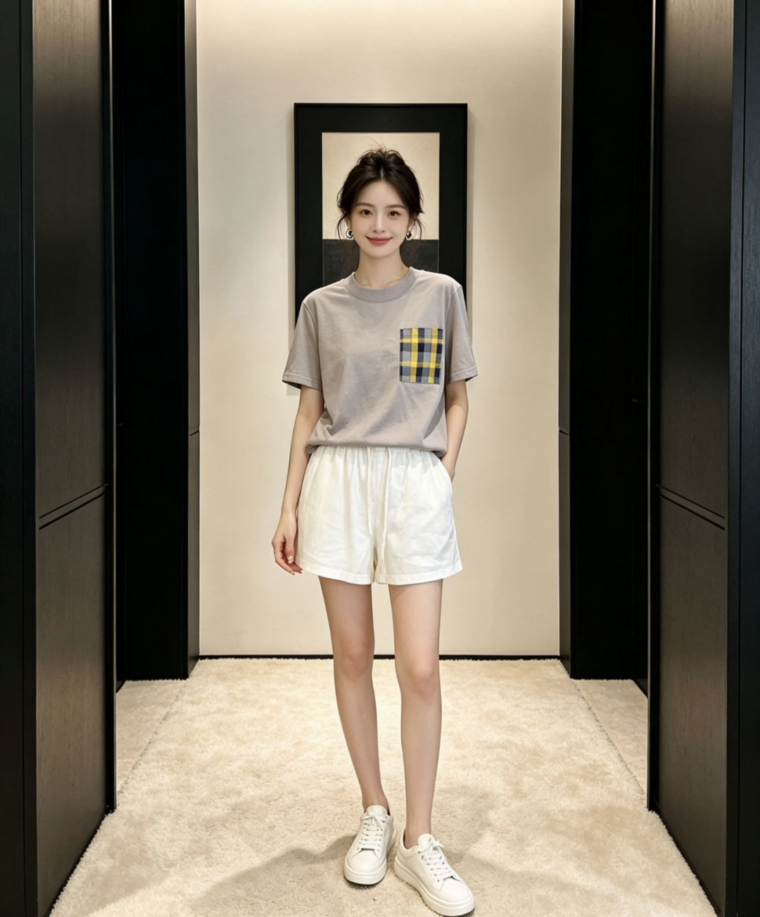 NO:842727,Upper body effect,,19860909上身效果,,,Women's clothing
