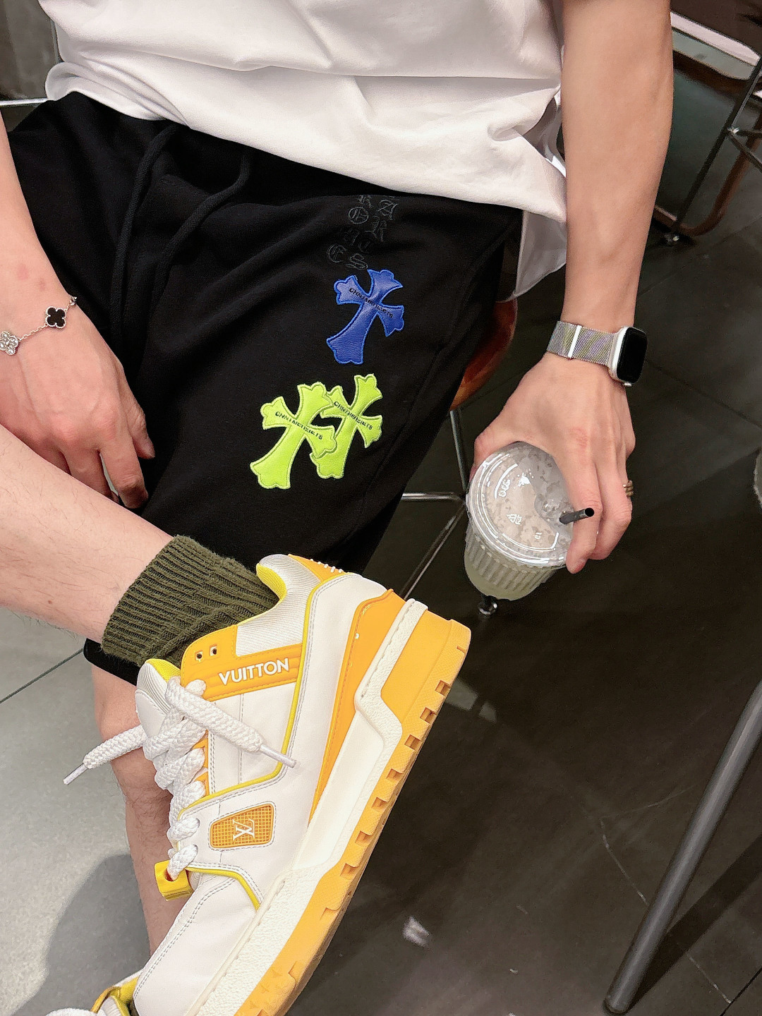克罗心   三标齐全 2026夏季新款男士休闲短裤，高级定制面料透气面料 透气弹力舒适度极高，细节无可挑