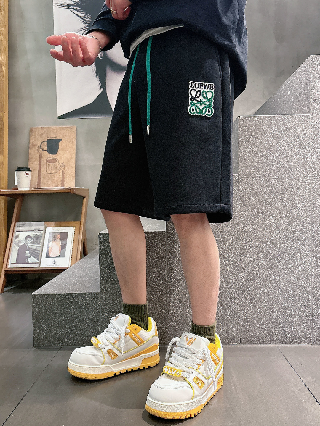 罗意威   三标齐全 2026夏季新款男士休闲短裤，高级定制面料透气面料 透气弹力舒适度极高，细节无可挑