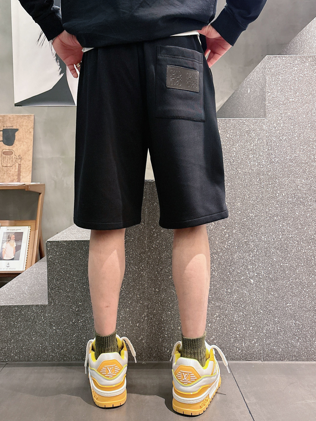 罗意威   三标齐全 2026夏季新款男士休闲短裤，高级定制面料透气面料 透气弹力舒适度极高，细节无可挑