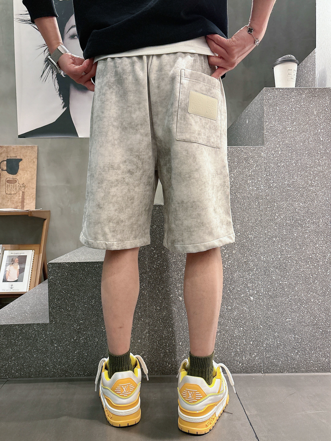罗意威   三标齐全 2026夏季新款男士休闲短裤，高级定制面料透气面料 透气弹力舒适度极高，细节无可挑