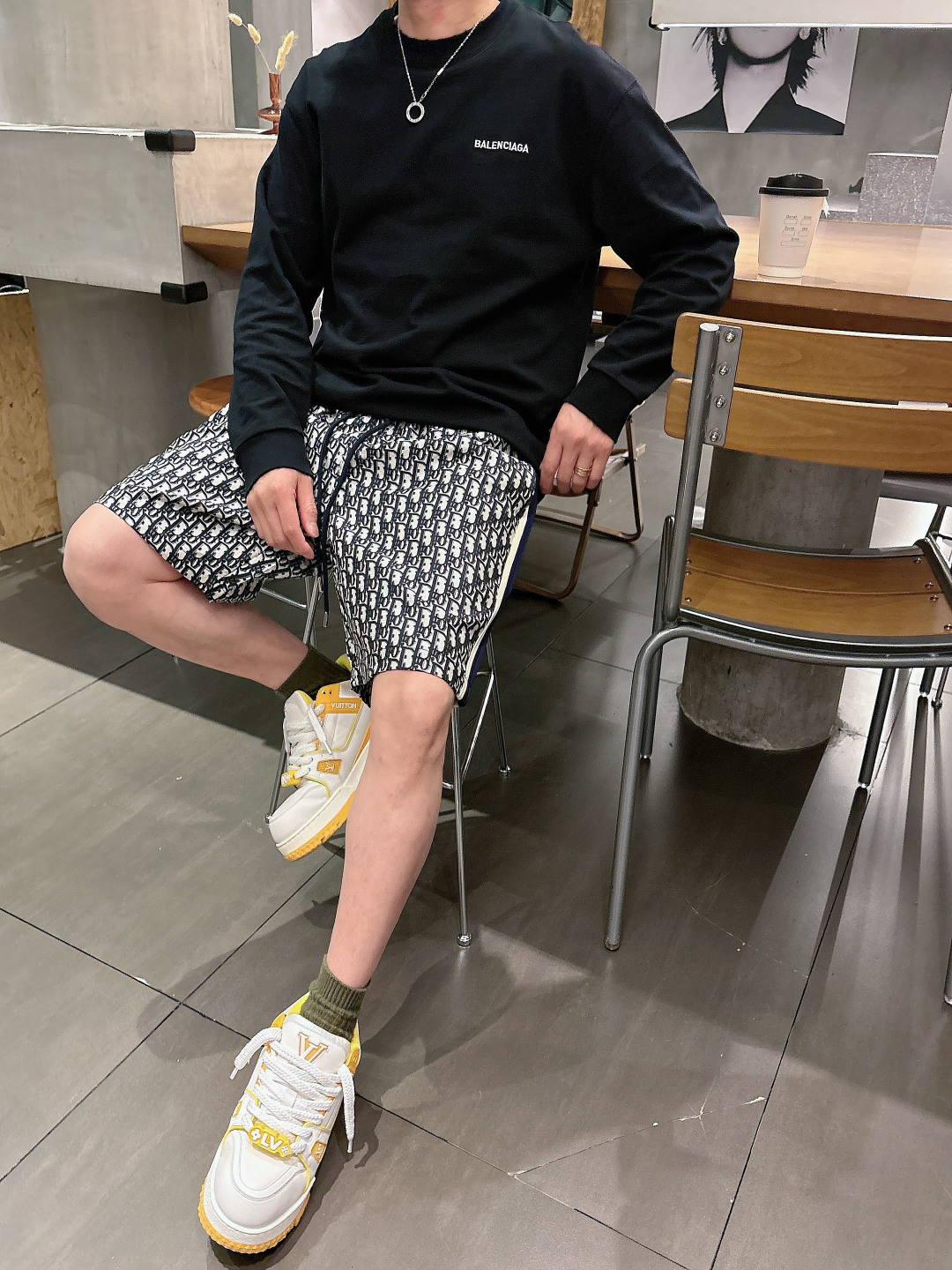 迪奥   三标齐全 2026夏季新款男士休闲短裤，高级定制面料透气面料 透气弹力舒适度极高，细节无可挑剔