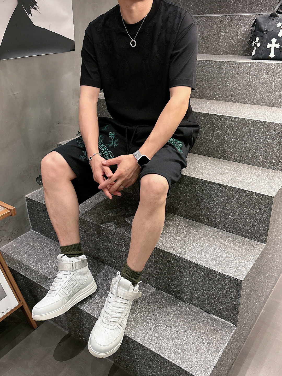 克罗心  三标齐全    2026夏季新款男士休闲短裤，高级定制面料透气面料 透气弹力舒适度极高，细节无