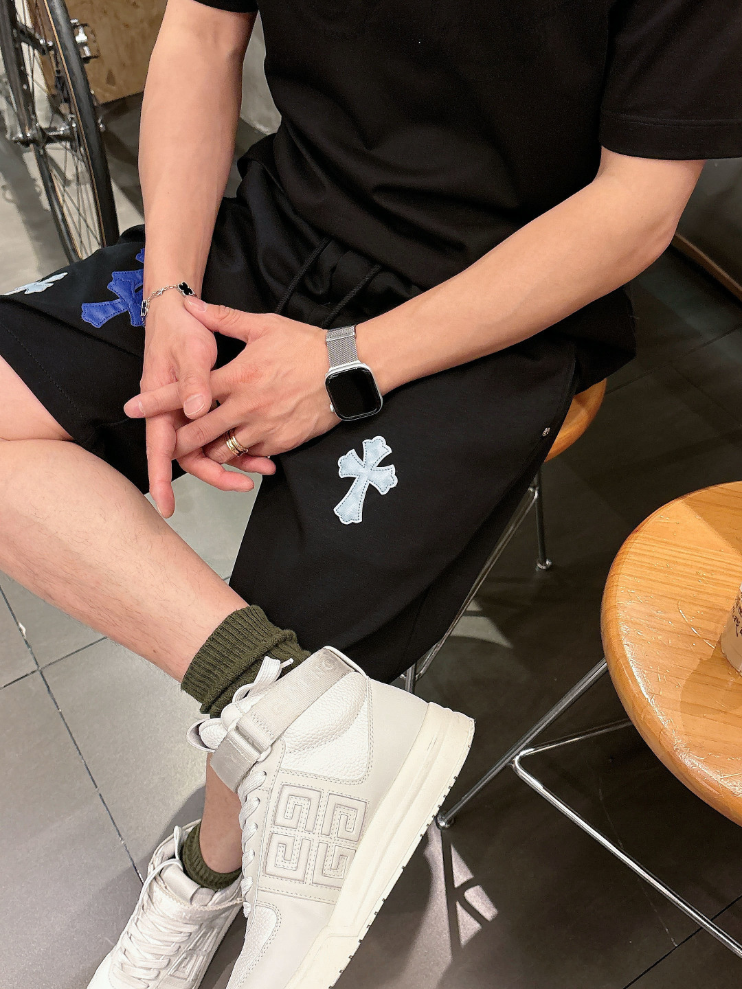 克罗心  三标齐全    2026夏季新款男士休闲短裤，高级定制面料透气面料 透气弹力舒适度极高，细节无