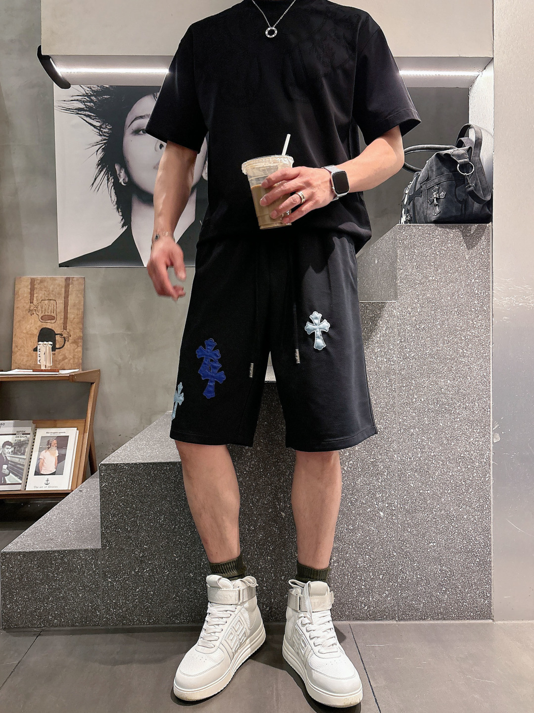 克罗心  三标齐全    2026夏季新款男士休闲短裤，高级定制面料透气面料 透气弹力舒适度极高，细节无