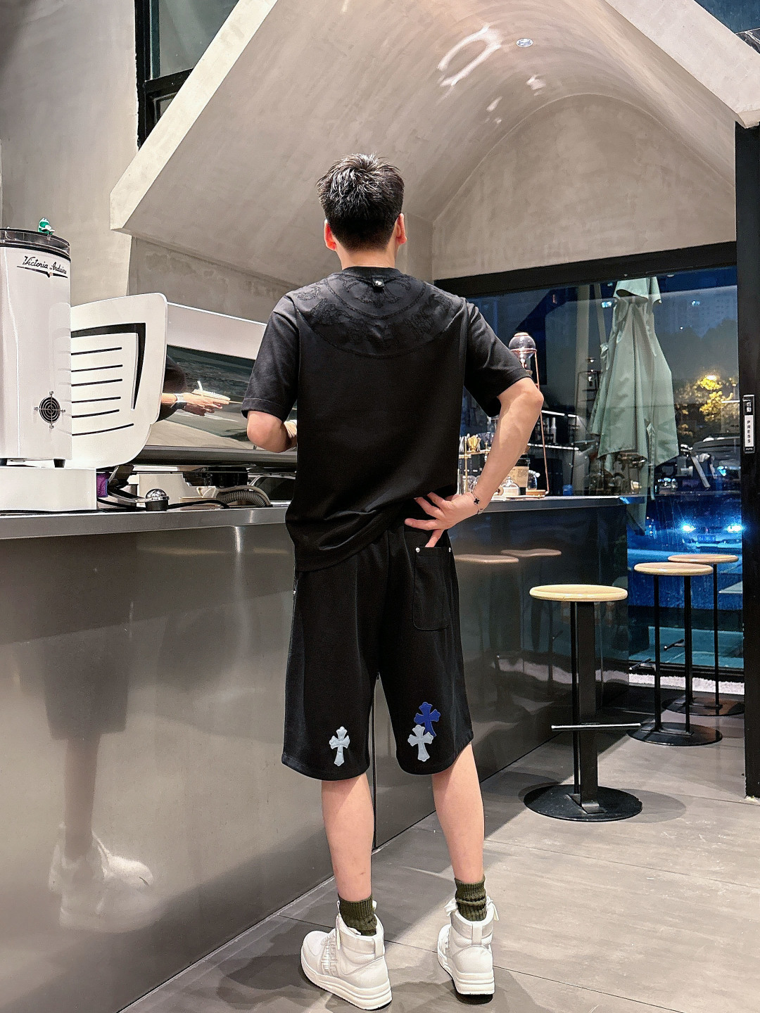 克罗心  三标齐全    2026夏季新款男士休闲短裤，高级定制面料透气面料 透气弹力舒适度极高，细节无